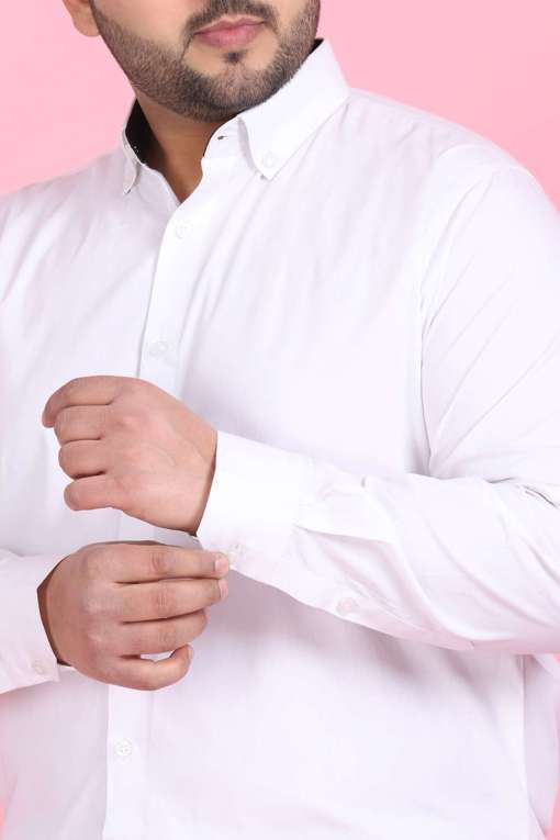 Men's Formal White Shirt