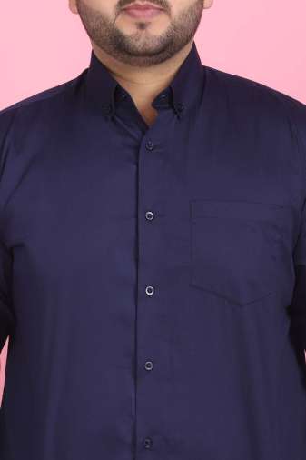 Men's Formal Dark Blue Shirt