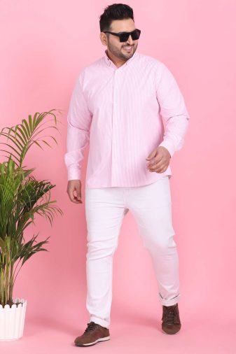 Men's Pink Stripes Shirt
