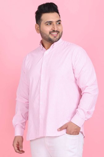 Men's Pink Stripes Shirt