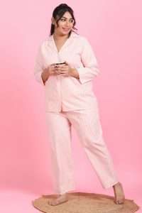 Peachy Pyjama Night Suit Set