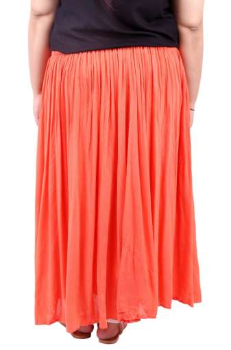 Orange Cotton Tutu Skirt