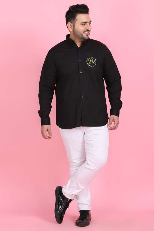 "Be Bold" Embroidered Shirt for Men